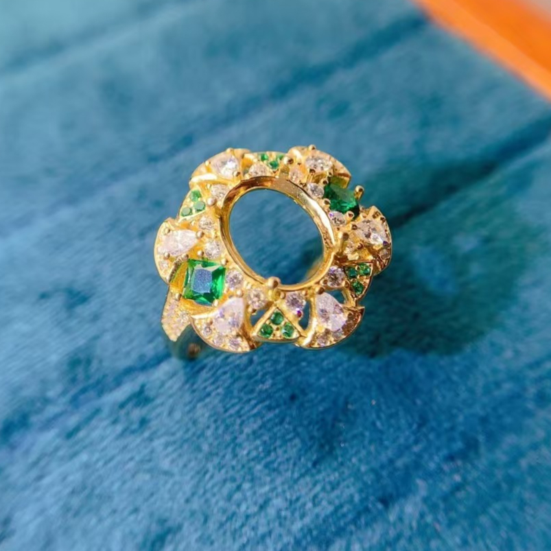 Supplier Wedding - Bague en argent 925 semi-montée avec