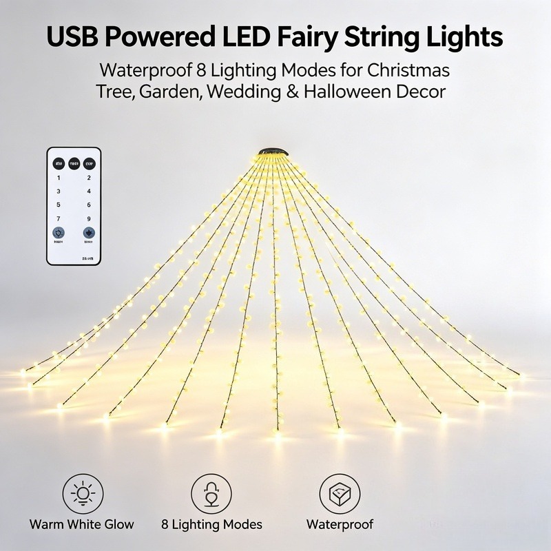 Wedding Led - Guirlandes lumineuses LED USB, lumières de