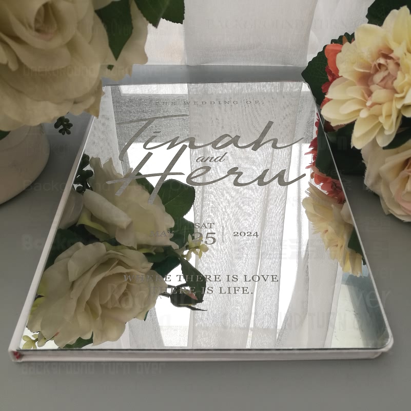 Wedding Ceremony Supply - Livre d'or de mariage personnalisé, style