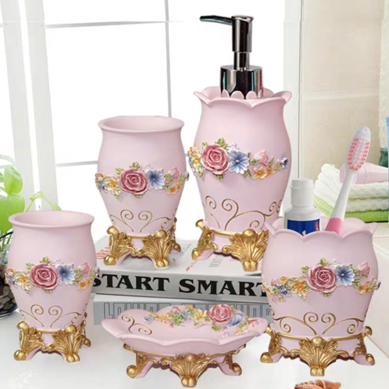 Wedding Bathroom Supply Kit - 5 pièces fournitures de salle de