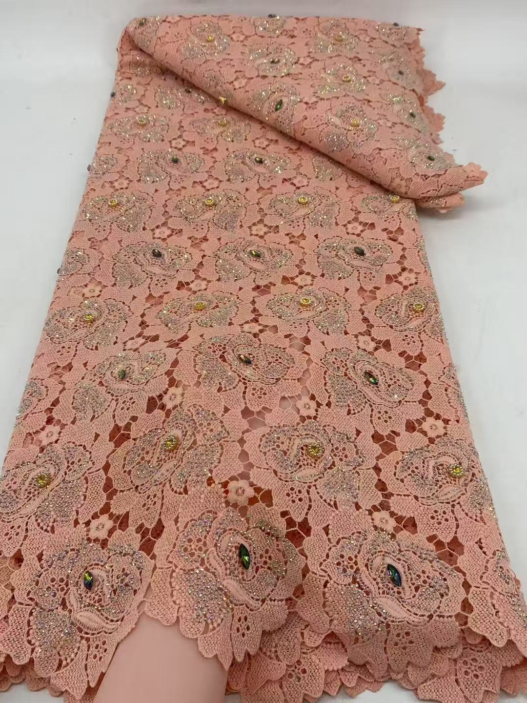 Wedding Dress Supply - Tissu nigérian en dentelle de haute