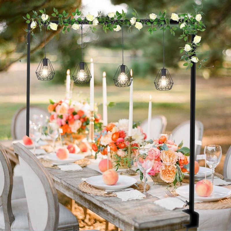 Wedding Balloon Arch - Élégant Cadre Arche de Table, Tige