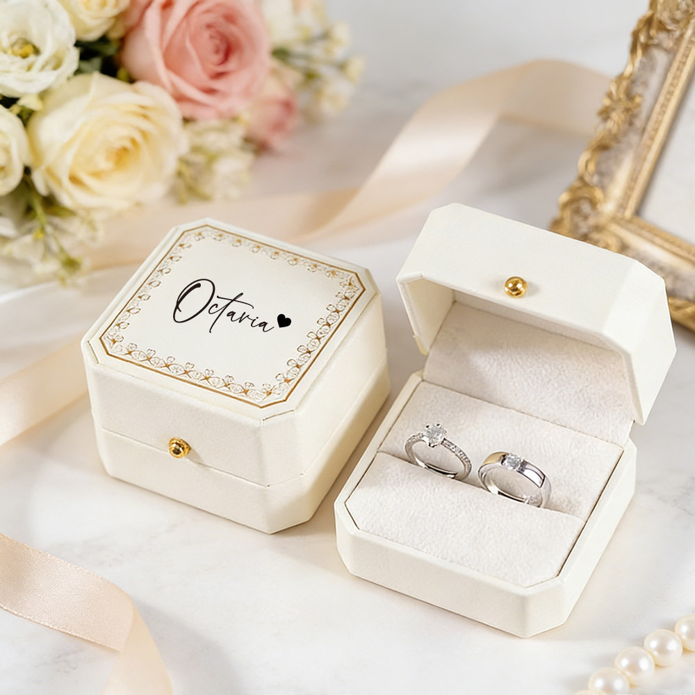 Boîte à bague personnalisée en - Wedding Packaging avis et prix