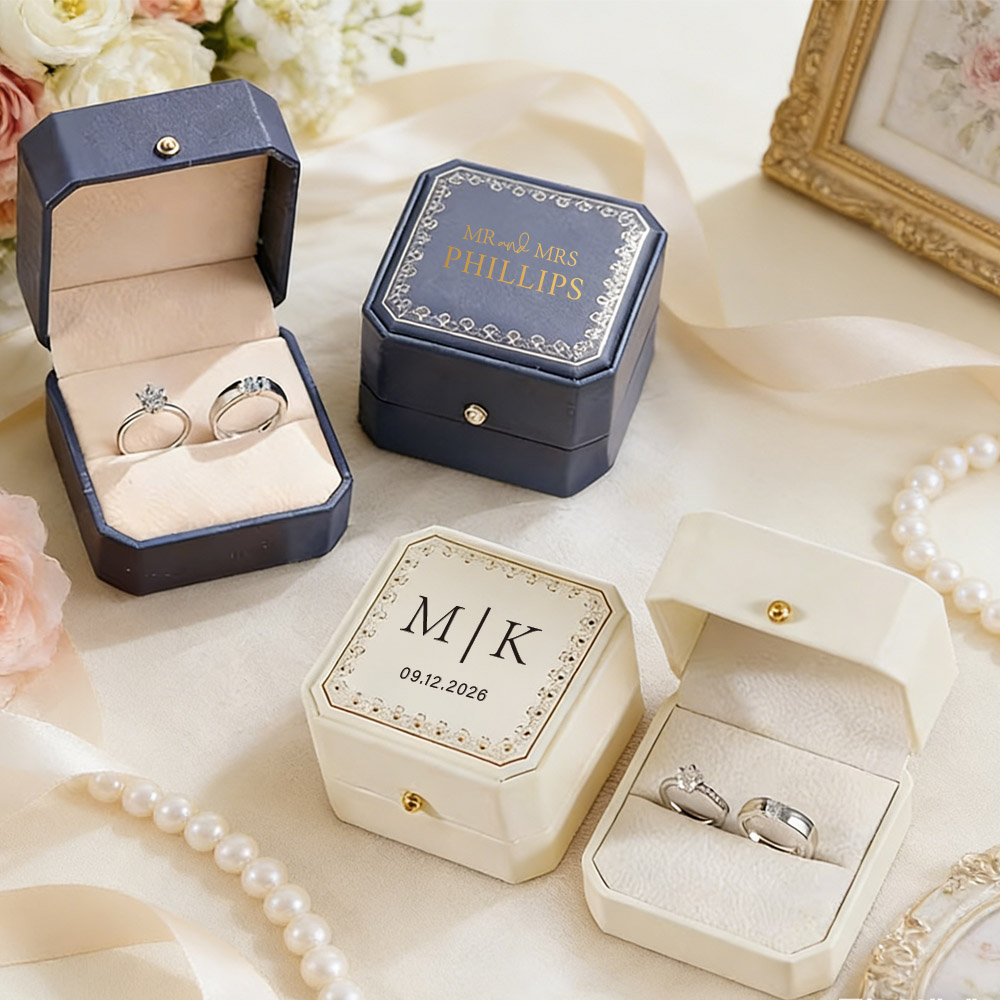 Boîte à bague personnalisée en - Wedding Packaging avis et prix