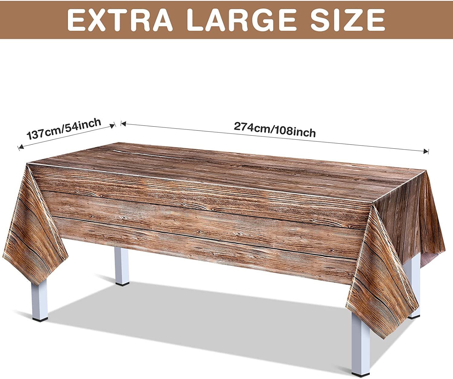 Nappe jetable à motif bois pou - Wedding Supply Rentals avis et prix