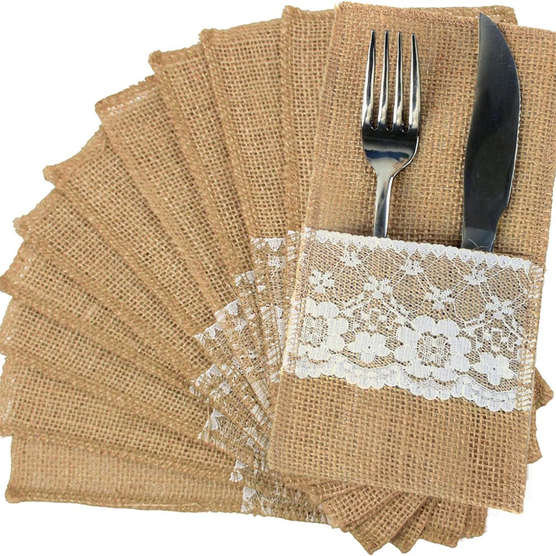 Pochette à couverts en dentell - Wedding Supply Rentals avis et prix