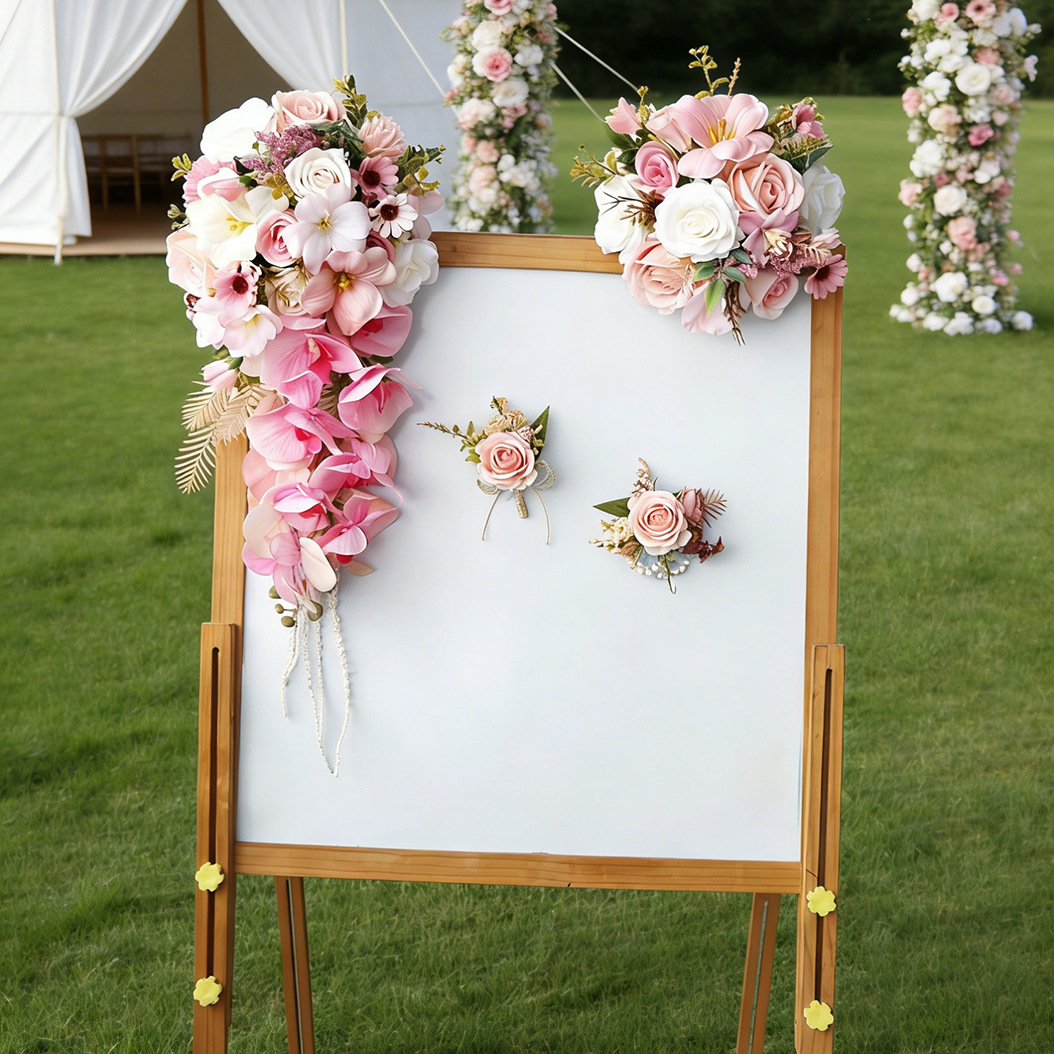 Yannew Bouquet de mariage rose - Wedding Ceremony Supply avis et prix