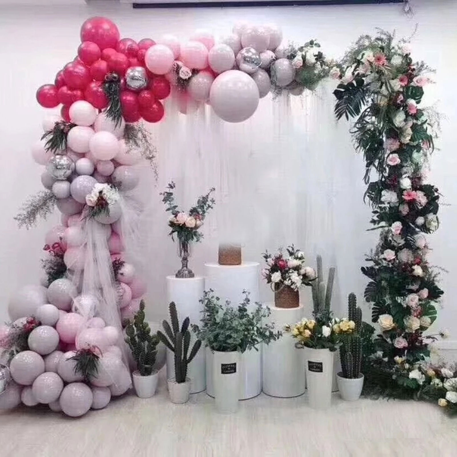 Arc de mariage doré 2.1x2m / 7 - Wedding Balloon Arch avis et prix