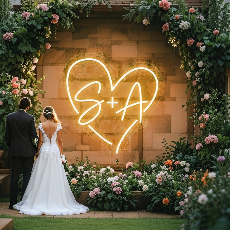Enseigne au néon LED en forme  - Wedding Led avis et prix