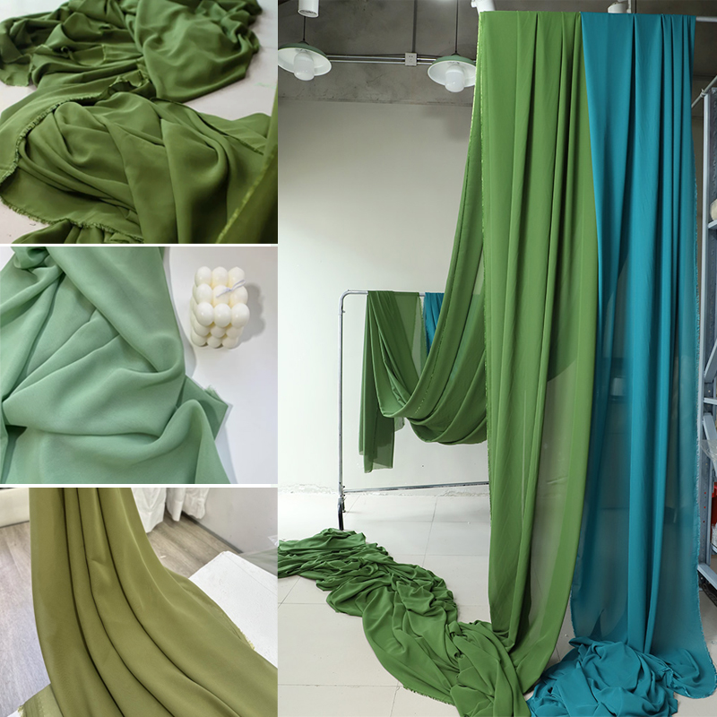 Tissu en Mousseline de Soie Ve - Wedding Backdrop Curtain avis et prix
