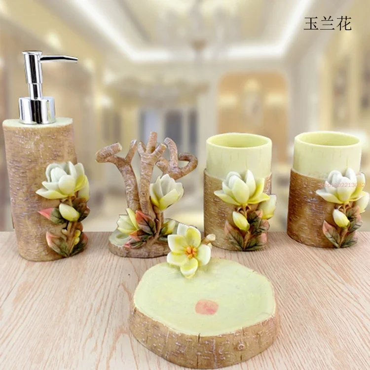Lot de 5 accessoires de salle  - Wedding Bathroom Supply Kit avis et prix