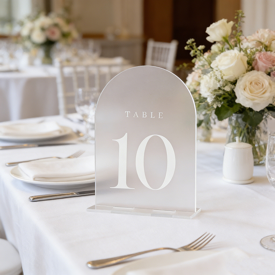 10 arches de signalisation en  - Table Number Gold avis et prix