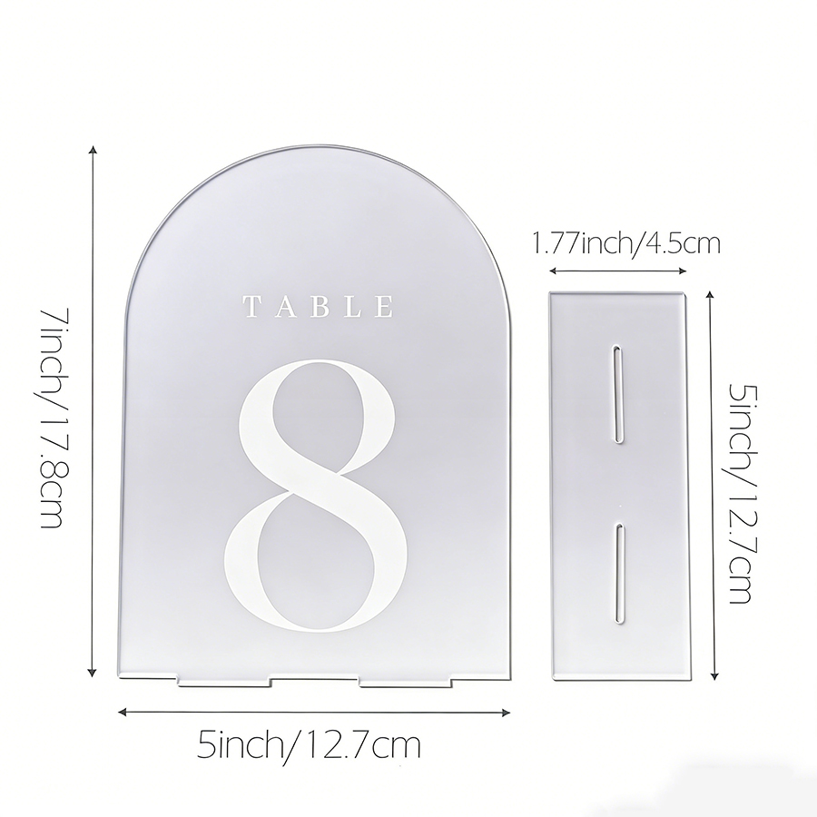 10 arches de signalisation en  - Table Number Gold avis et prix