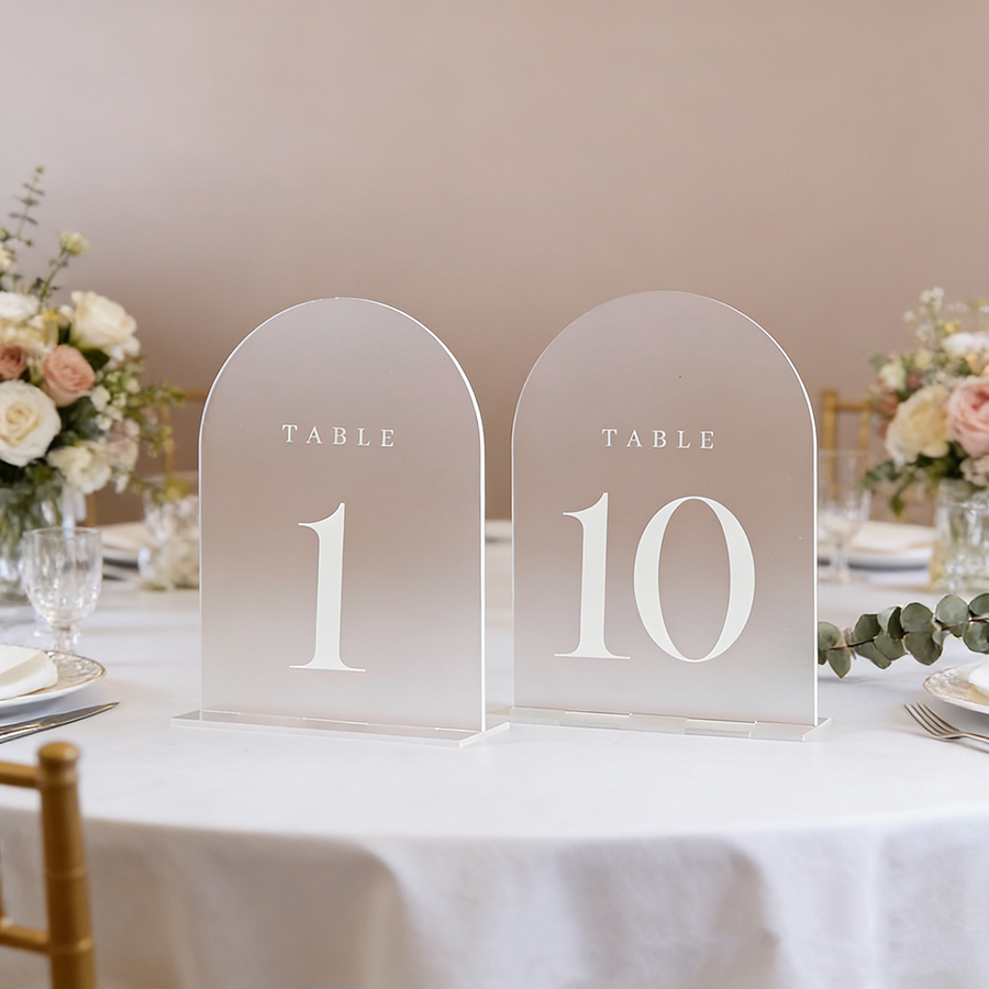 10 arches de signalisation en  - Table Number Gold avis et prix