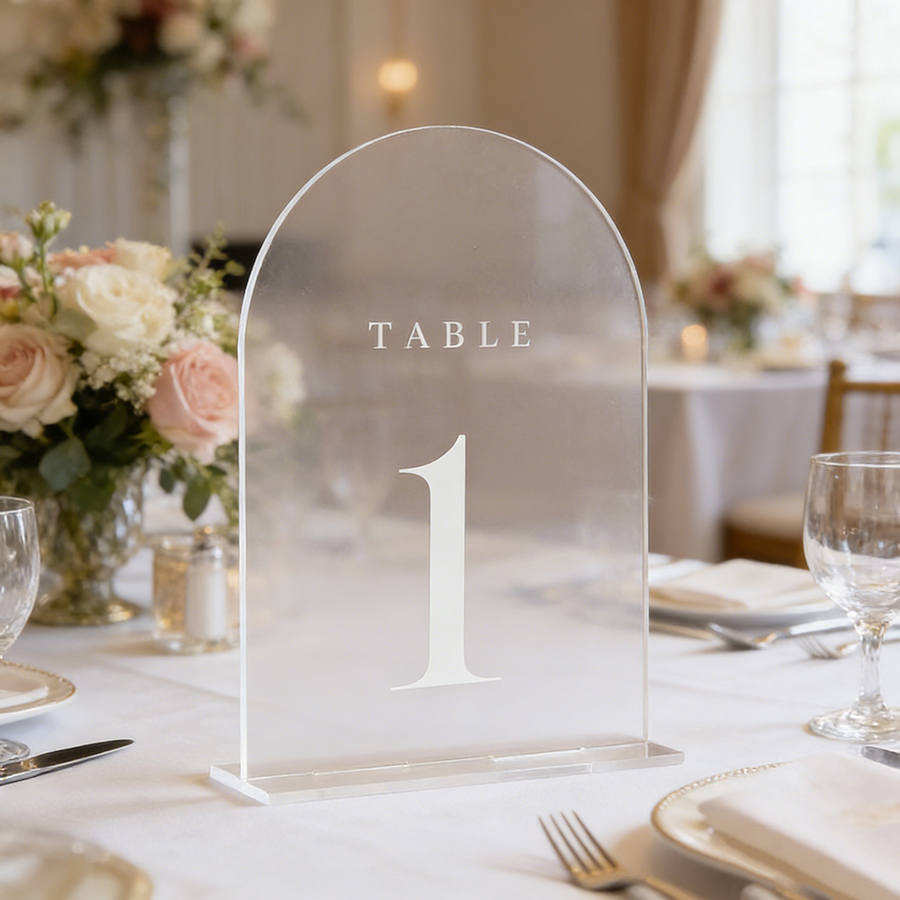 10 arches de signalisation en  - Table Number Gold avis et prix