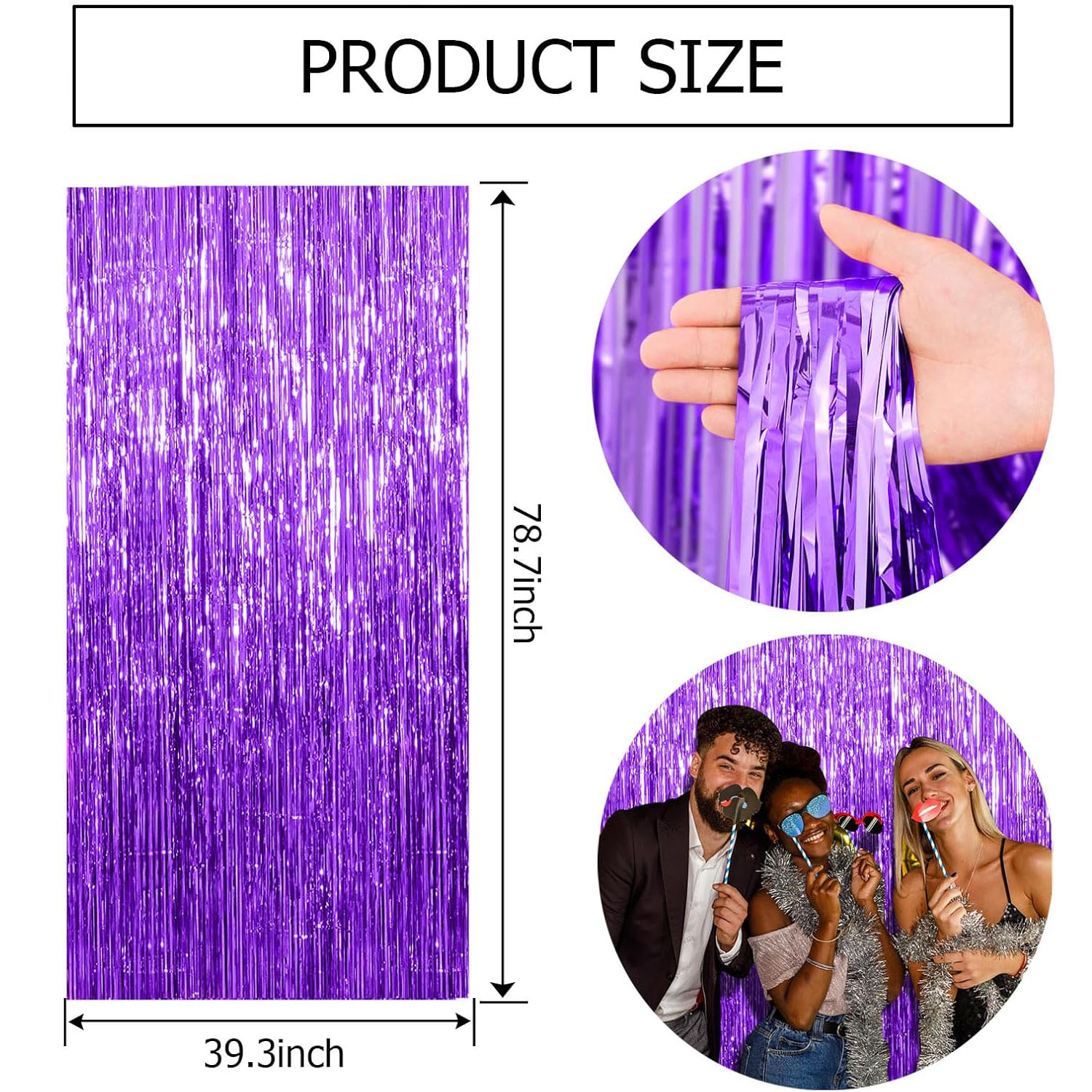 2 Pièces Rideaux de fond en gu - Wedding Backdrop Curtain avis et prix