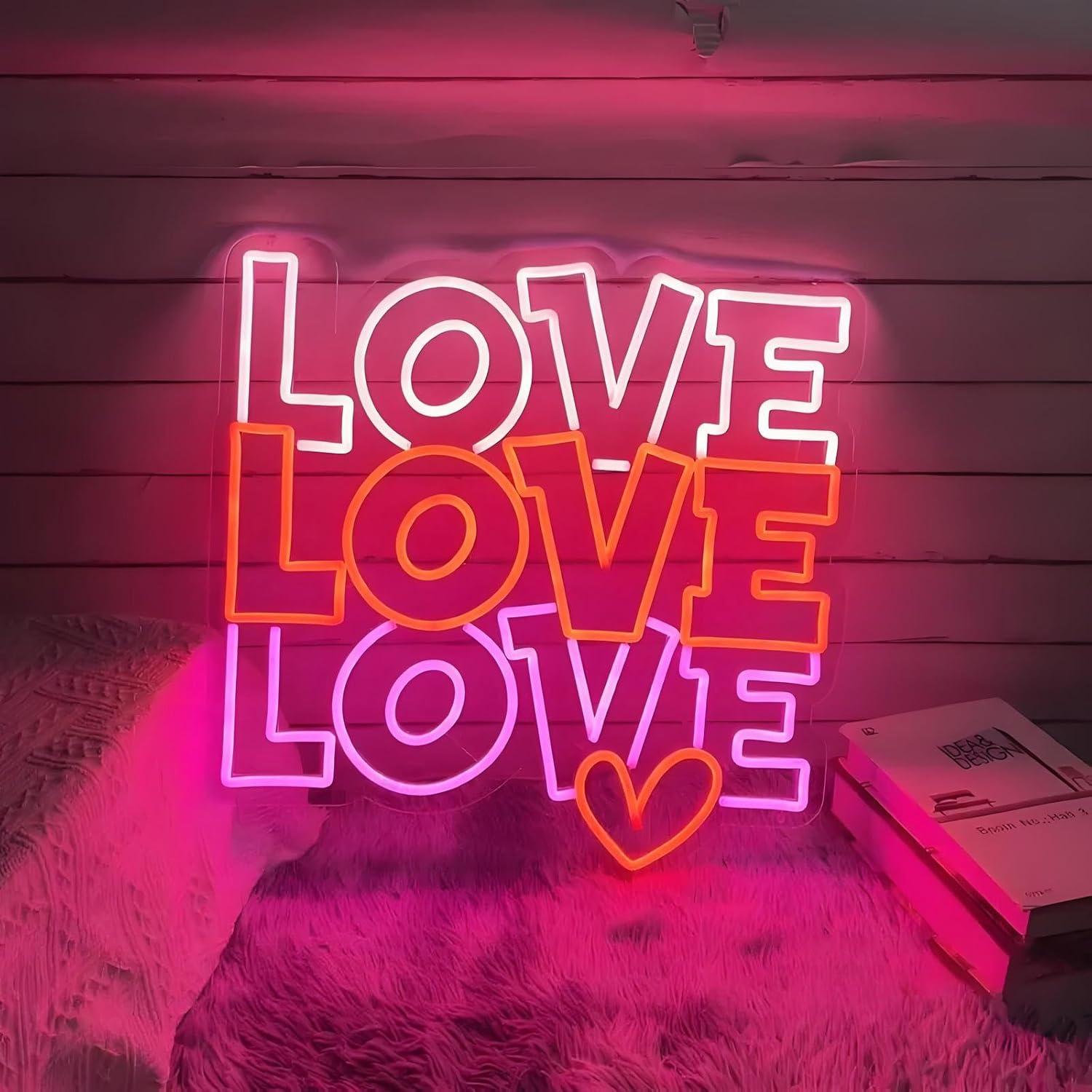 Enseigne néon « Love » à LED U - Wedding Led avis et prix