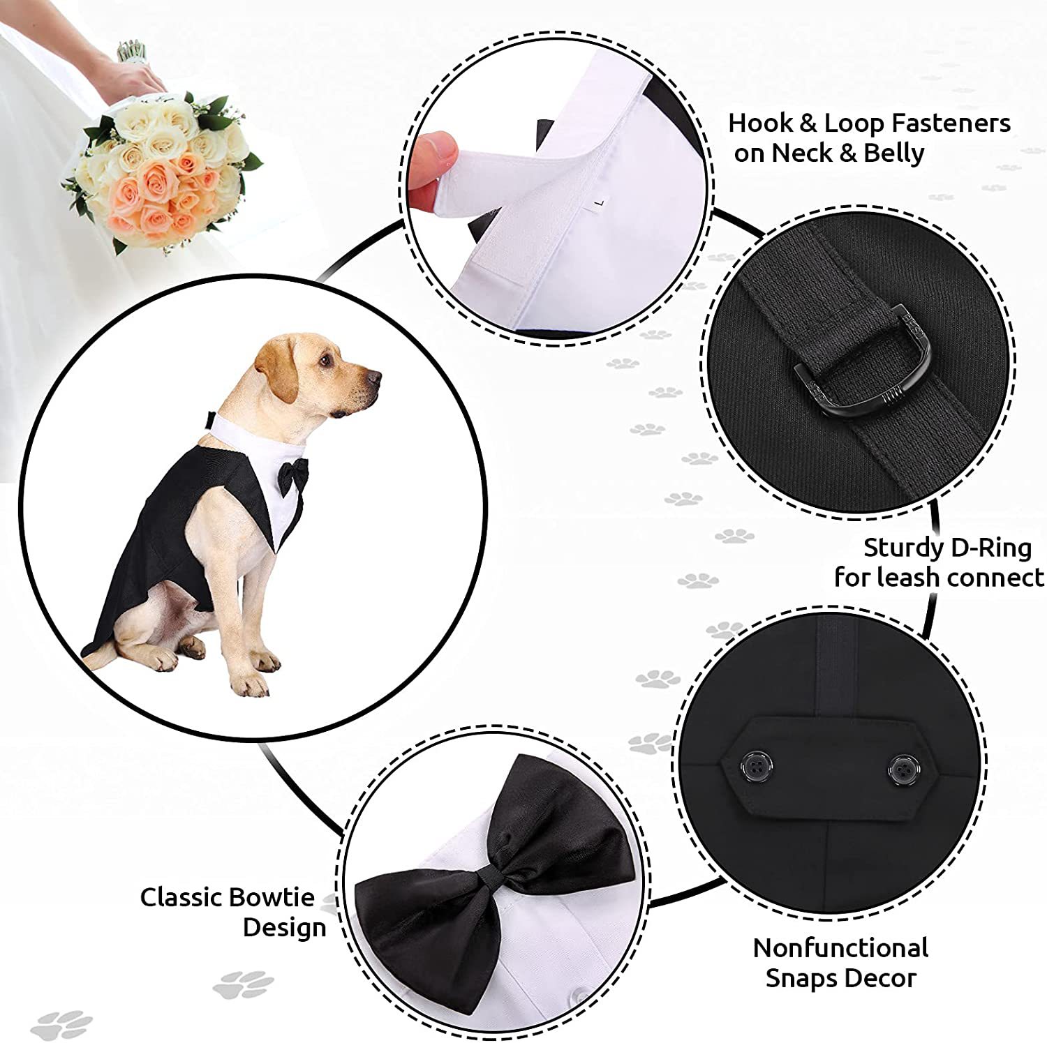 Vêtements pour chiens de compa - Suitsupply Wedding Tuxedo avis et prix