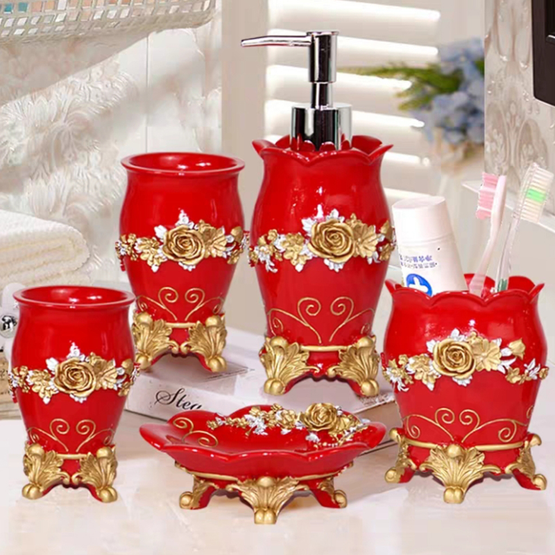 5 pièces fournitures de salle  - Wedding Bathroom Supply Kit avis et prix