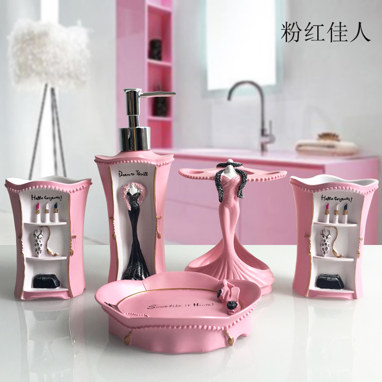 5 pièces fournitures de salle  - Wedding Bathroom Supply Kit avis et prix