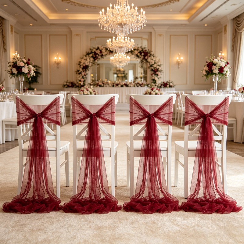 Rouleau de tissu en tulle suis - Wedding Ceremony Supply avis et prix