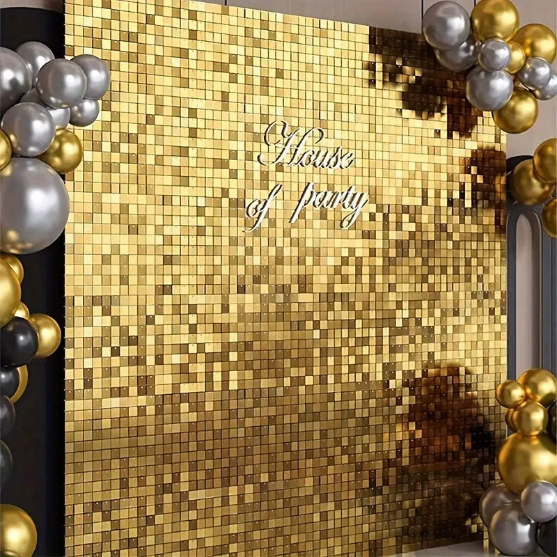 Rideau de ballons carrés petit - Wedding Backdrop Curtain avis et prix